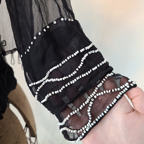 Gorgeous antique edwardian 1910s 1920s blouse! - Picture 9 of 9